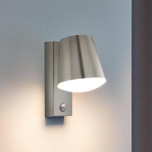Eglo 97453 - Външна стенна лампа със сензор CALDIERO 1xE27/10W/230V IP44