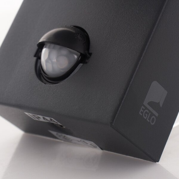 Eglo 97451 - Външна, настенна лампа със сензор CALDIERO 1xE27/10W/230V IP44