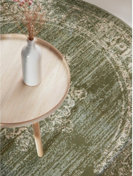 Зелен кръгъл килим ø 120 cm Gloria Lydia – Hanse Home