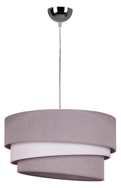 Duolla - Пендел TRIO 1xE27/40W/230V Ø 45 см сив/бял