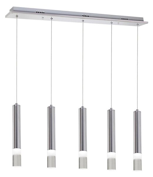 LED Полилей висящ на кабел ICE 5xLED/5W/230V