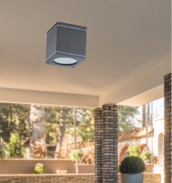 Rabalux 8149 - Екстериорна Лампа за таван AKRON 1xGU10/35W/230V IP54