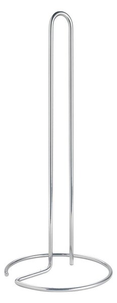 Стоманена стойка за кухненска хартия в блестящо сребрист цвят ø 14 cm Luxy – Metaltex