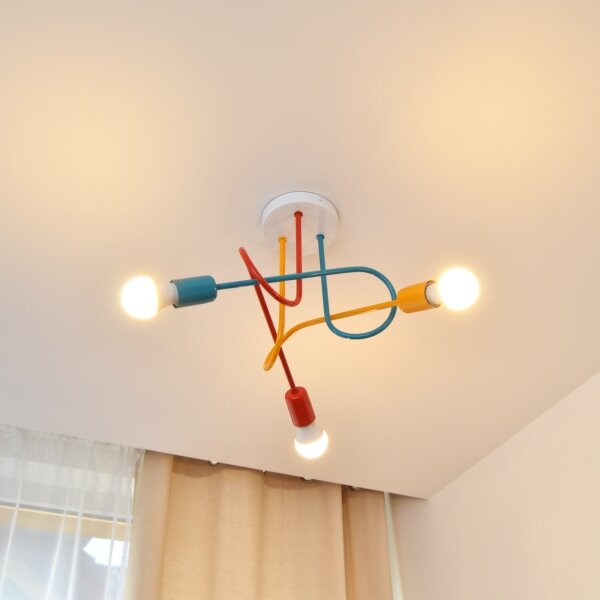 Полилей за повърхностен монтаж OXFORD 3xE27/15W/230V