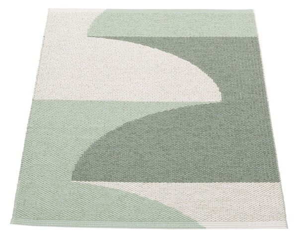 Зелен килим за открито и закрито 70x90 cm Hill Army Misty Mint – Pappelina