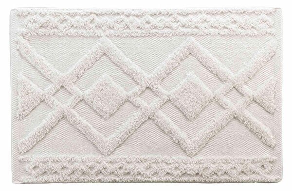 Бял килим за баня 50x80 cm Gladis – douceur d'intérieur