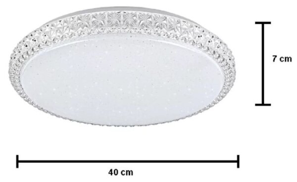 LED Димируема лампа IRINA LED/48W/230V с дистанционно
