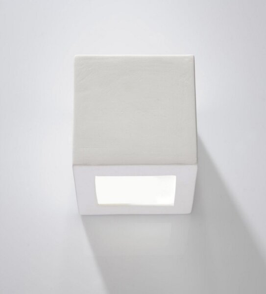 Sollux SL.0005 - Аплик LEO 1xE27/60W/230V бял