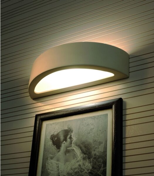 Sollux SL.0001 - Аплик ATENA 1xE27/60W/230V 40,5 см бял