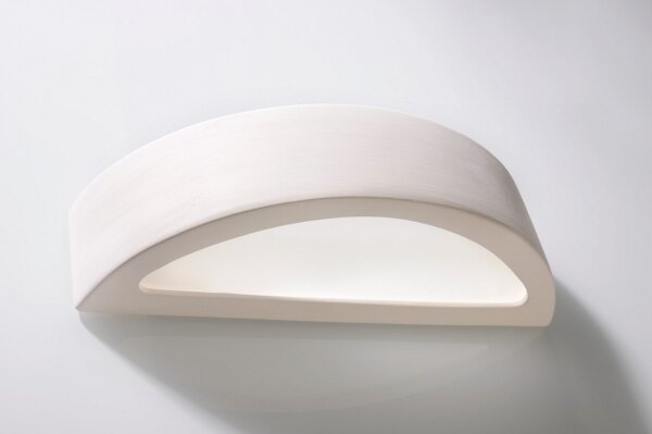 Sollux SL.0001 - Аплик ATENA 1xE27/60W/230V 40,5 см бял
