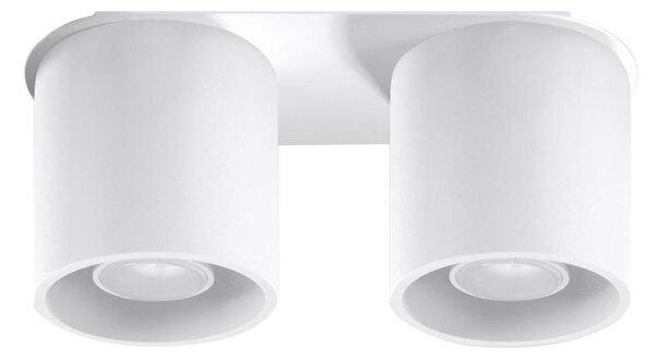 Sollux SL.0056 - Спот ORBIS 2 2xGU10/40W/230V бял