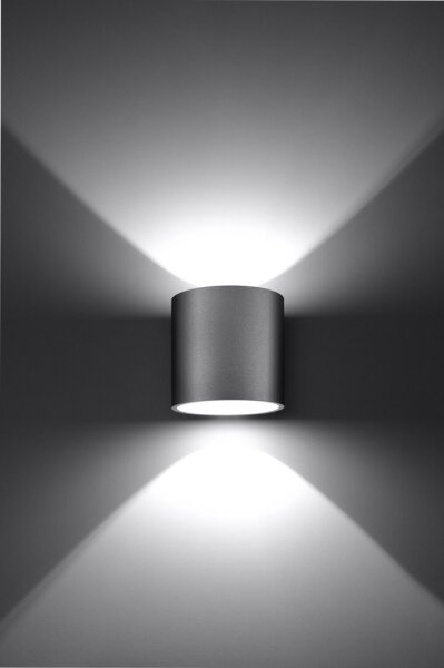 Sollux SL.0049 - Аплик ORBIS 1 1xG9/40W/230V сив