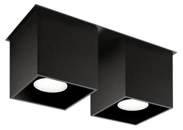 Sollux SL.0063 - Спот QUAD 2 2xGU10/40W/230V черен