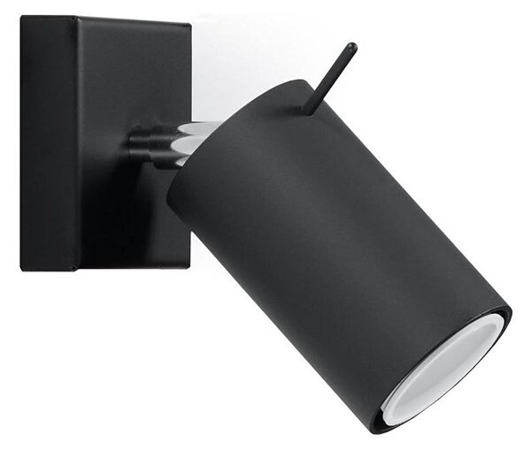 Sollux SL.0091 - Спот аплик RING 1xGU10/10W/230V черен