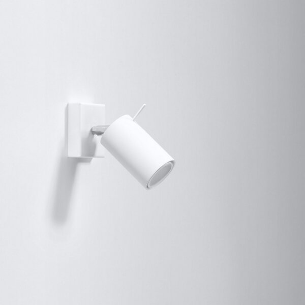 Sollux SL.0087 - Спот аплик RING 1xGU10/10W/230V бял