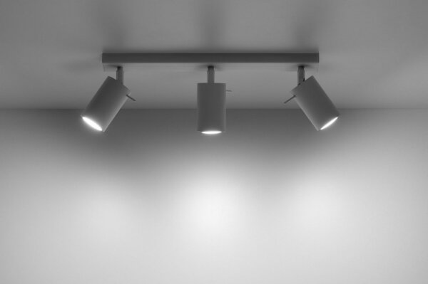 Точково осветително тяло RING 3 3xGU10/40W/230V бяла