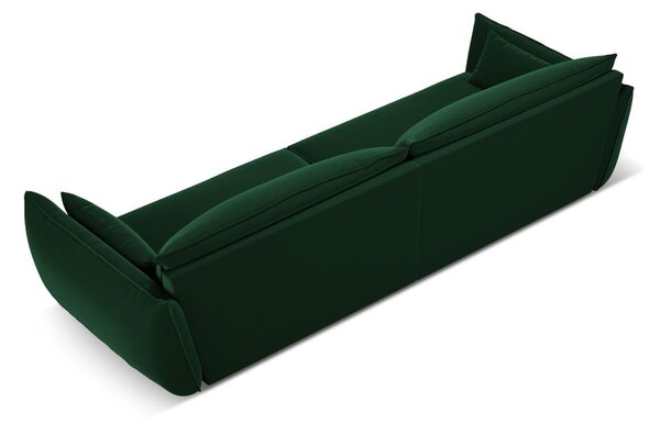 Тъмнозелен кадифен диван 248 cm Vanda – Mazzini Sofas