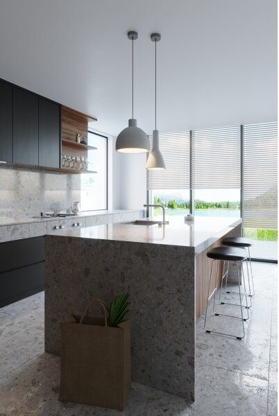 Sollux SL.0280 - Пендел EMPOLI 1xE27/15W/230V бетон