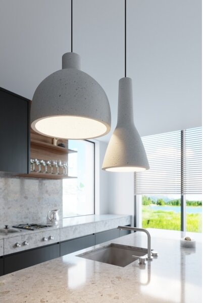 Sollux SL.0280 - Пендел EMPOLI 1xE27/15W/230V бетон