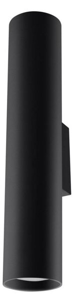 Sollux SL.0330 - Аплик LAGOS 2 2xGU10/10W/230V черен