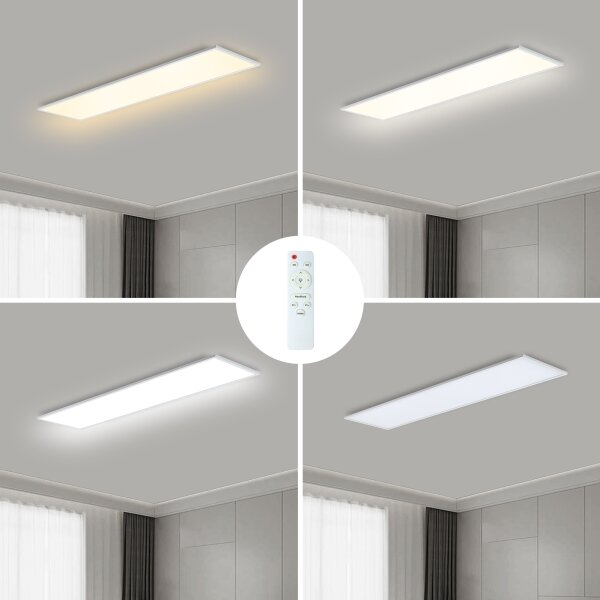 BRILAGI - LED димируемо осветително тяло SLIMFRAME LED/58W/230V 120x30 см бяло + дистанционно управление