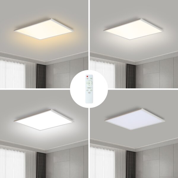 Brilagi - димируемо LED осветително тяло SLIMFRAME LED/36W/230V 45x45 см бяло + дистанционно управление