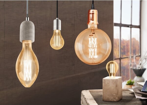 Eglo 32522 - Полилей на верижка YORTH 1xE27/60W/230V