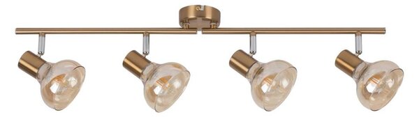 Rabalux 5550 - Точково осветително тяло HOLLY 4xE14/40W/230V златна