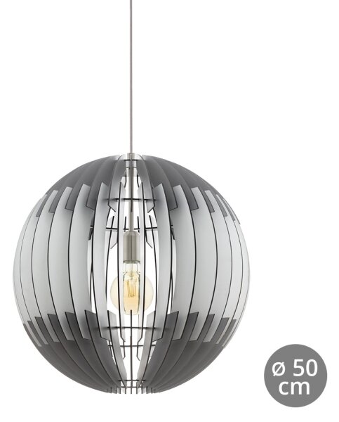 Eglo 96973 - Полилей на верижка OLMERO 1xE27/60W/230V