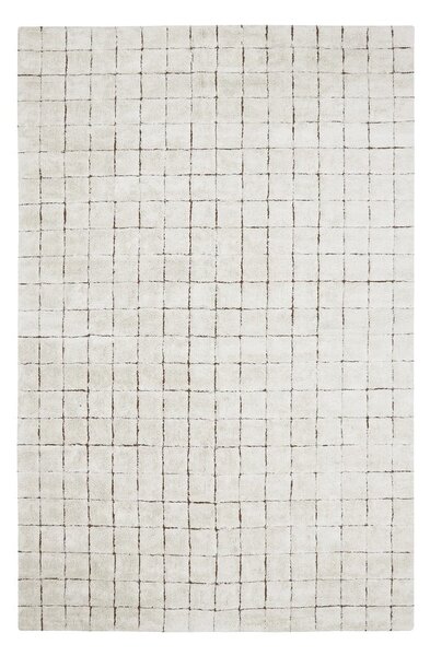 Кремав ръчно изработен памучен килим подходящ за пране 200x300 cm Mosaic – Lorena Canals