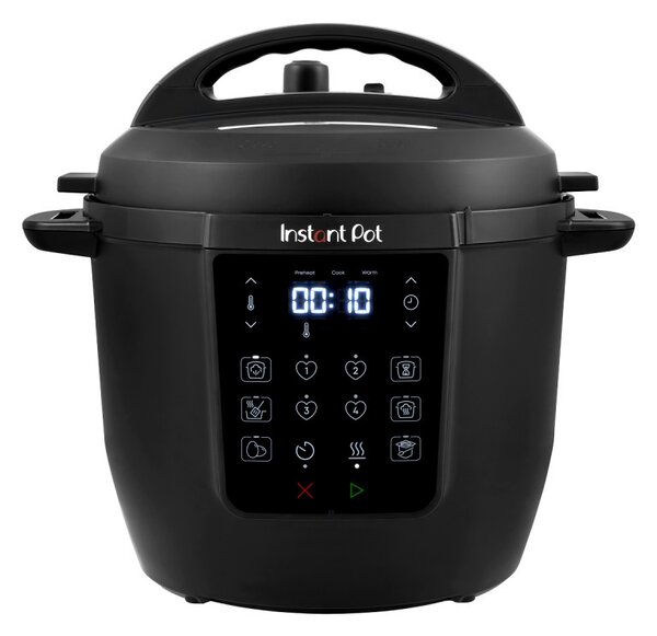 Мултикукър Instant Pot Classic 112200001, 1000W, 5.7 л, 7 програми, Favorite бутони, LCD дисплей, Неръждаема стомана, Черен