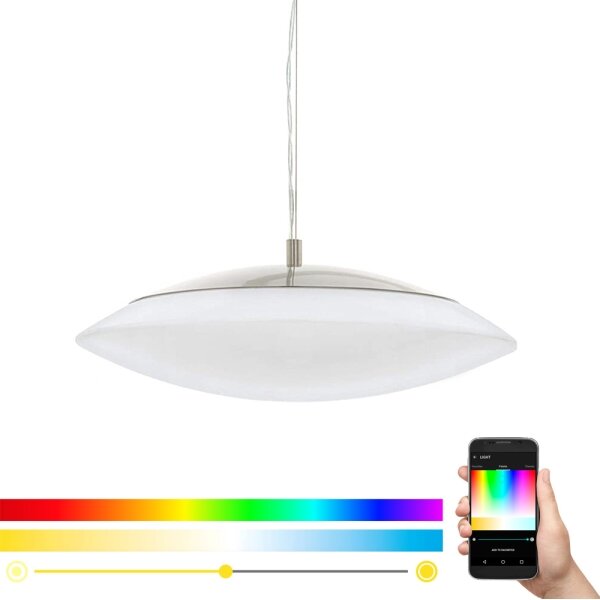Eglo 97812 - LED RGB димируем висящ полилей на кабел FRATTINA-C LED/27W/230V