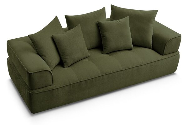 Зелен шенилов диван 237 cm Whesley – Bobochic Paris