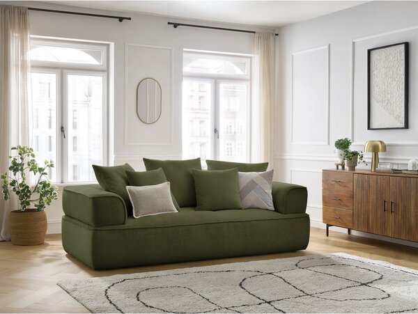 Зелен шенилов диван 237 cm Whesley – Bobochic Paris