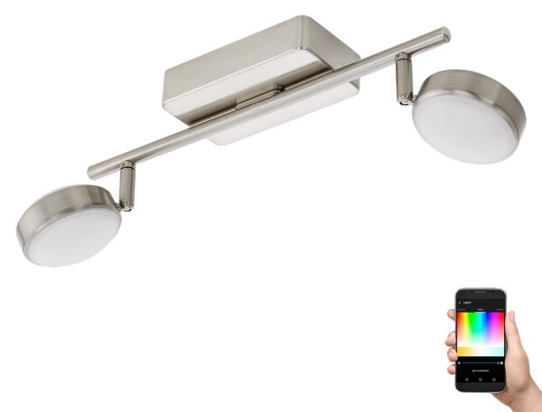 Eglo 97715 - LED RGB Димируем спот CORROPOLI-C 2xLED/5W/230V