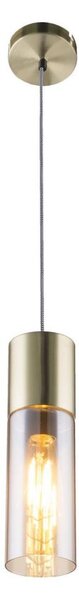 GLOBO 21000HM - Пендел ANNIKA 1xE27/25W/230V Ø 10,5 см месинг