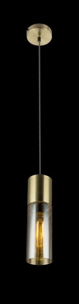 GLOBO 21000HM - Пендел ANNIKA 1xE27/25W/230V Ø 10,5 см месинг
