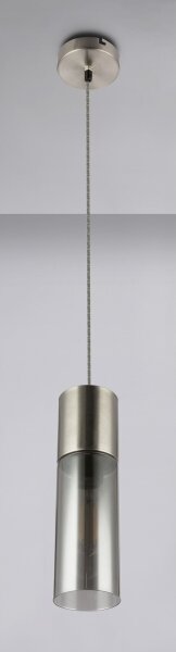 GLOBO 21000HN - Пендел ANNIKA 1xE27/25W/230V Ø 10,5 см хром