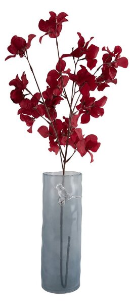 Синя стъклена ваза (височина 27 cm) Bird On Branch – PT LIVING