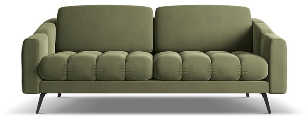 Зелен кадифен диван 202 cm Nalu – Makamii