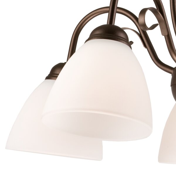 Полилей на верижка ADELLE 5xE27/60W/230V
