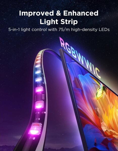 Govee - TV Backlight 3 Pro 55-65" SMART LED подсветка RGBIC Wi-Fi