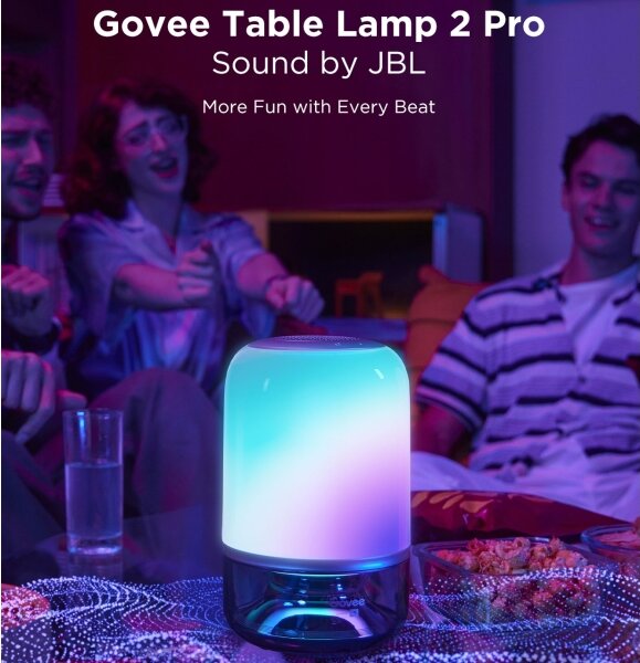 Govee - LED RGBW димируема настолна лампа с вграден високоговорител LED/36W/12V Wi-Fi