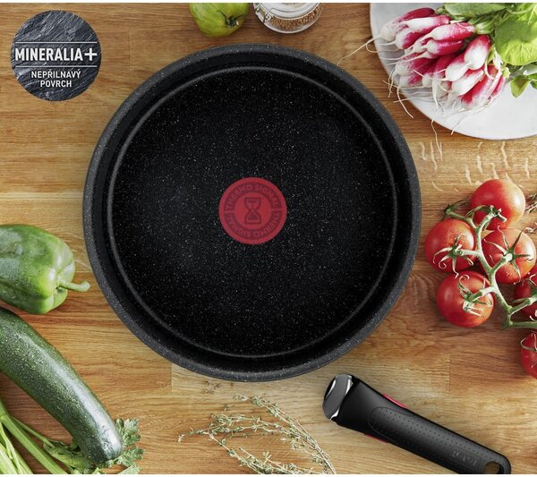 Алуминиев комплект съдове 8 бр. INGENIO Black stone L3998802 – Tefal