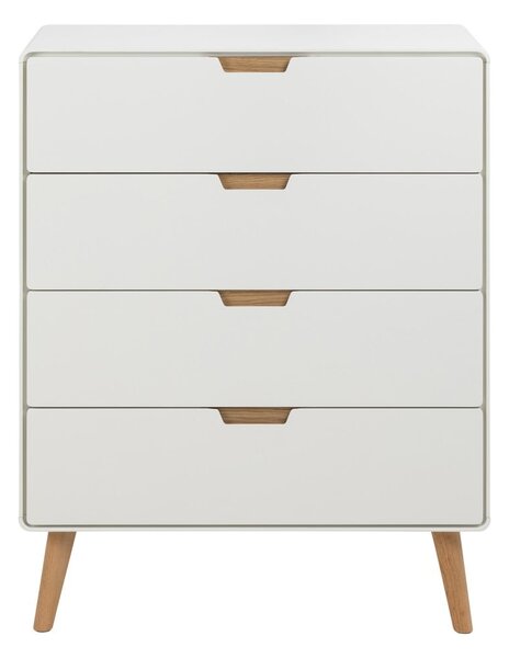 Бял скрин 80x100x40 cm Lowell – Actona
