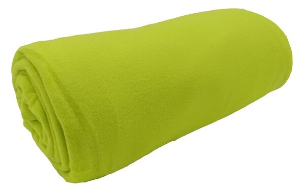 Светлозелено одеяло от флийс 150x200 cm Plain – JAHU collections