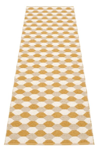 Пътека за открито и закрито в цвят жълта охра 70x250 cm Dana Ochre – Pappelina