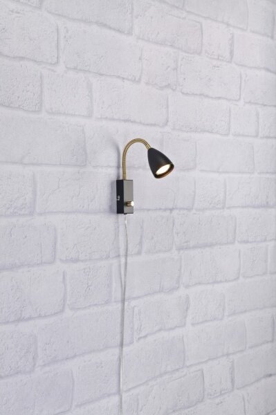 Markslöjd 106589 - Димируема Стенна лампа CIRO 1xGU10/7W/230V черен