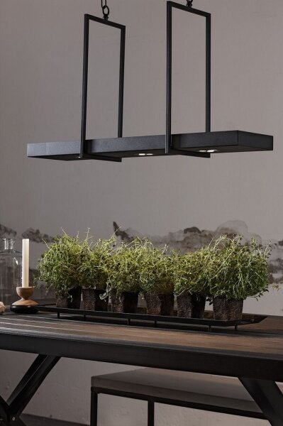 Markslöjd 105780 - LED Димируем Полилей TRAY 3xLED/3W/230V черна