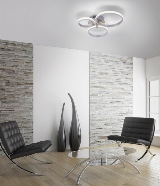 Leuchten Direkt - LED плафонен полилей JOHANNA LED/4,5W/230V+LED/6W+LED/7,5